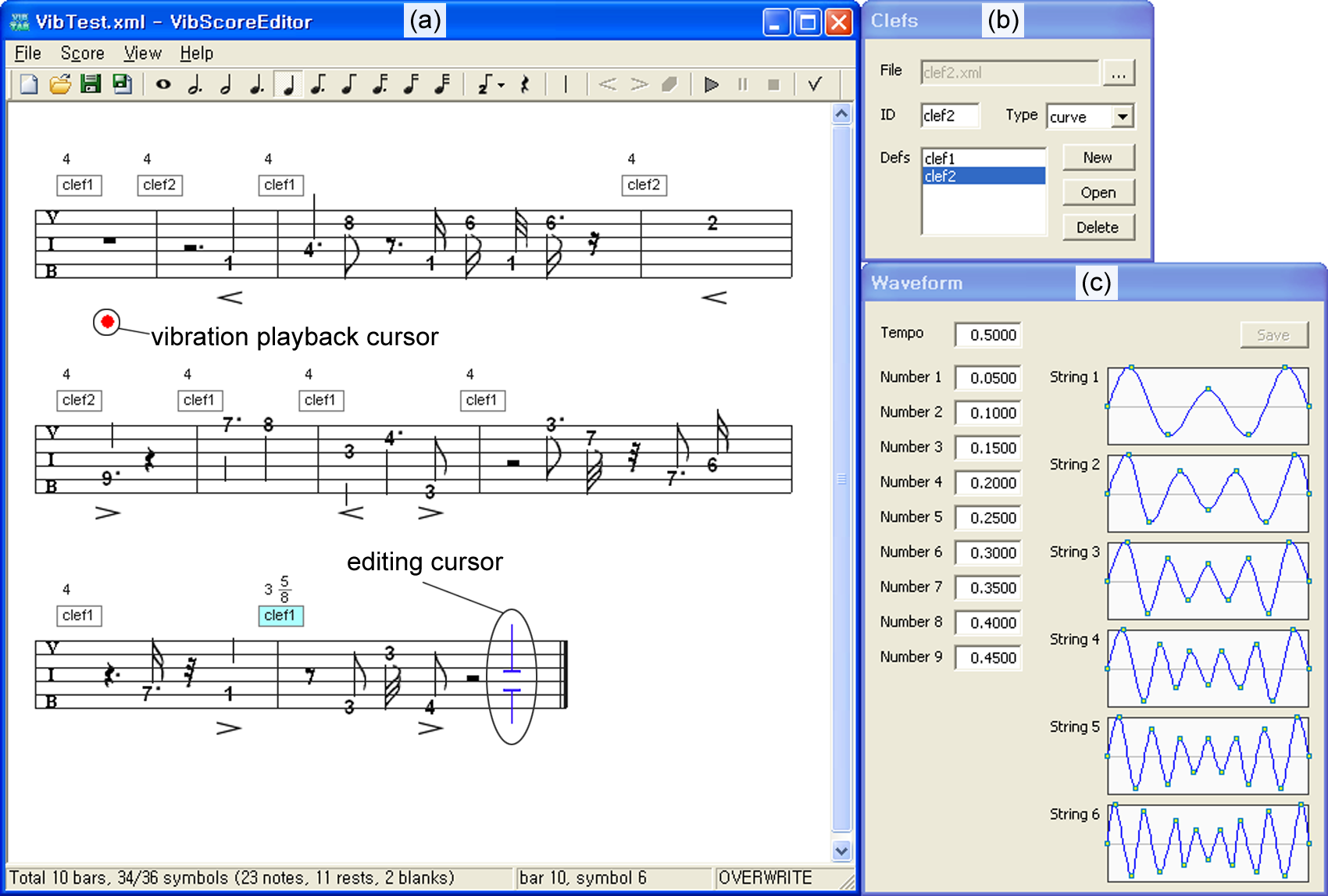 An image of VibScoreEditor to aid in identification.