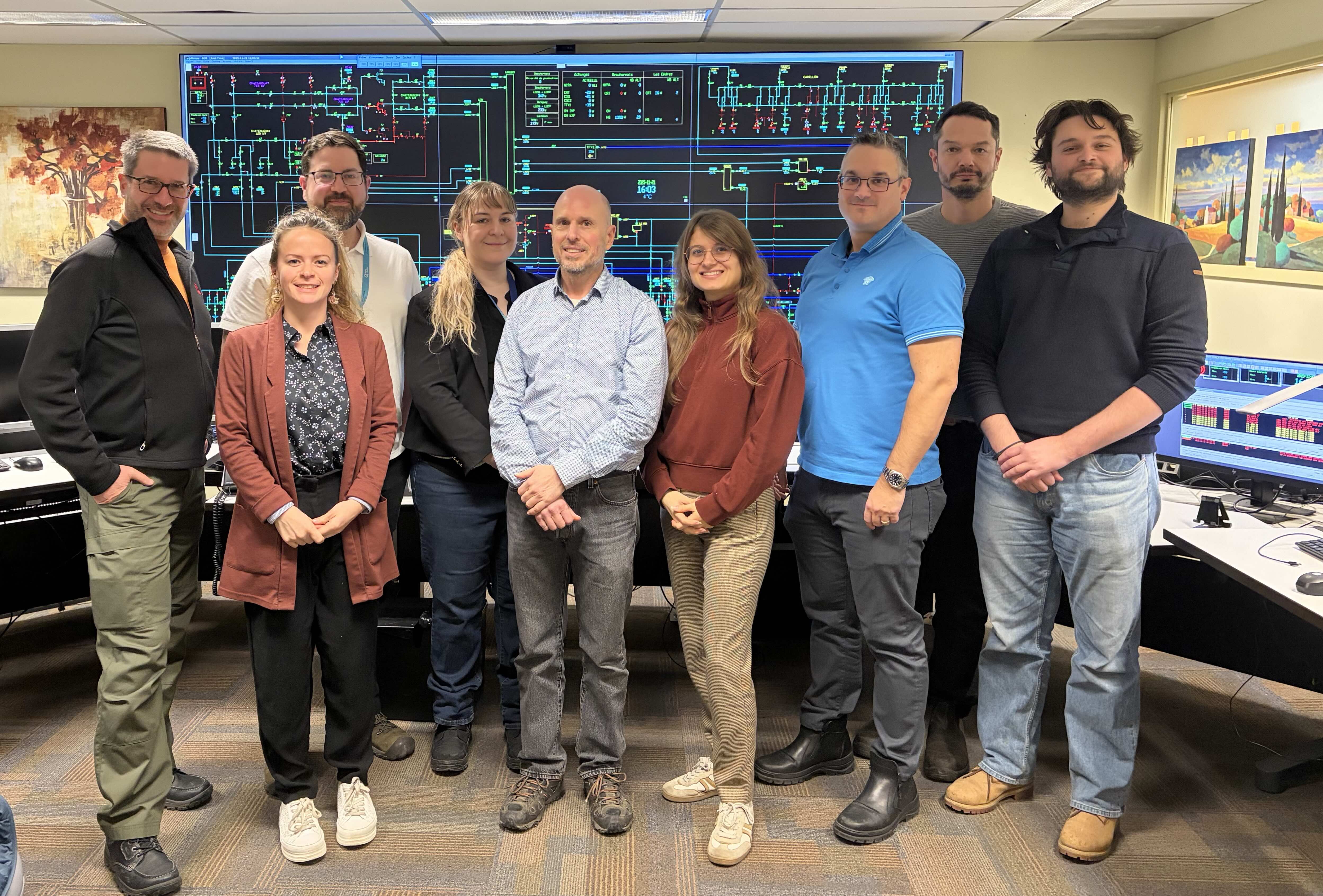 Visit to Hydro Quebec