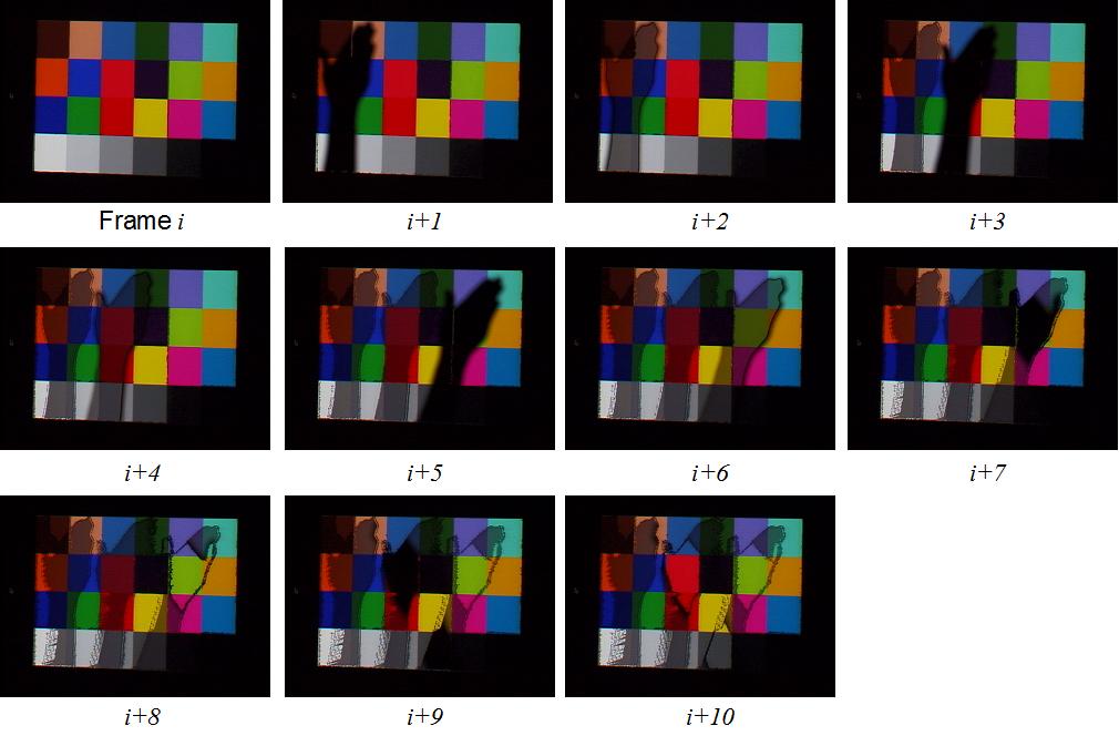 Shadow removal sequence