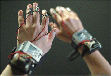 Haptic device for sensory reeducation applications