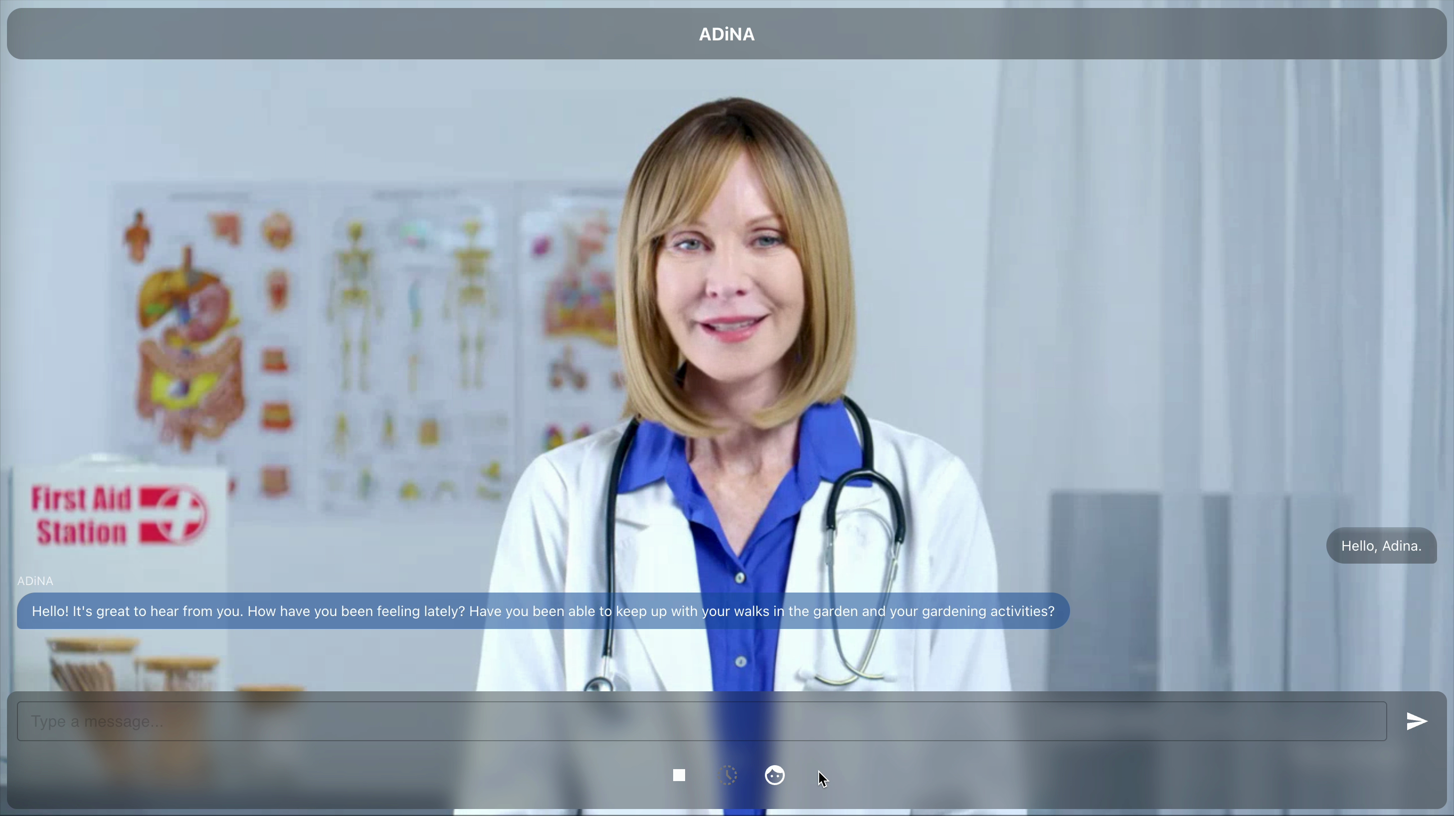 AI-Digital Nurse Avatar (ADiNA)